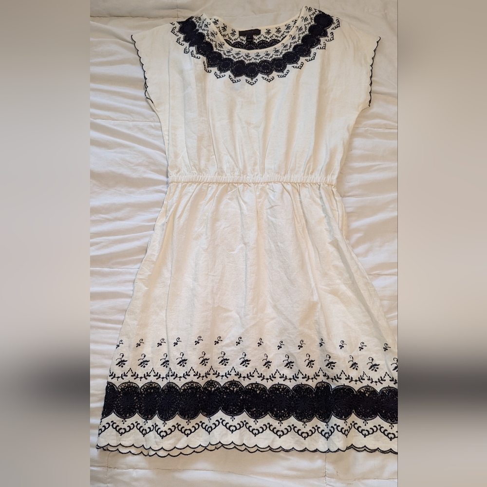NWT J. Crew linen/cotton blend dress. Size 2